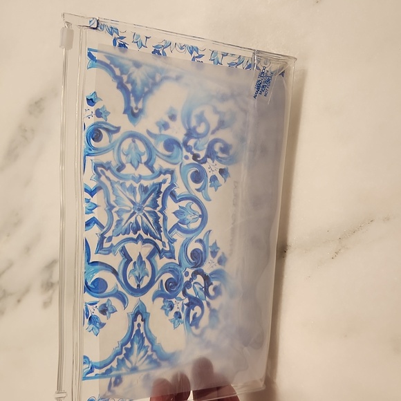 Dolce & Gabbana Light Blue Swimsuit Pouch Makeup Bag or Toiletry Pouch - Picture 7 of 7